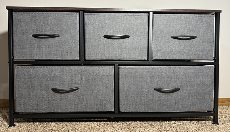 WLIVE 5 drawer storage organizer unit review