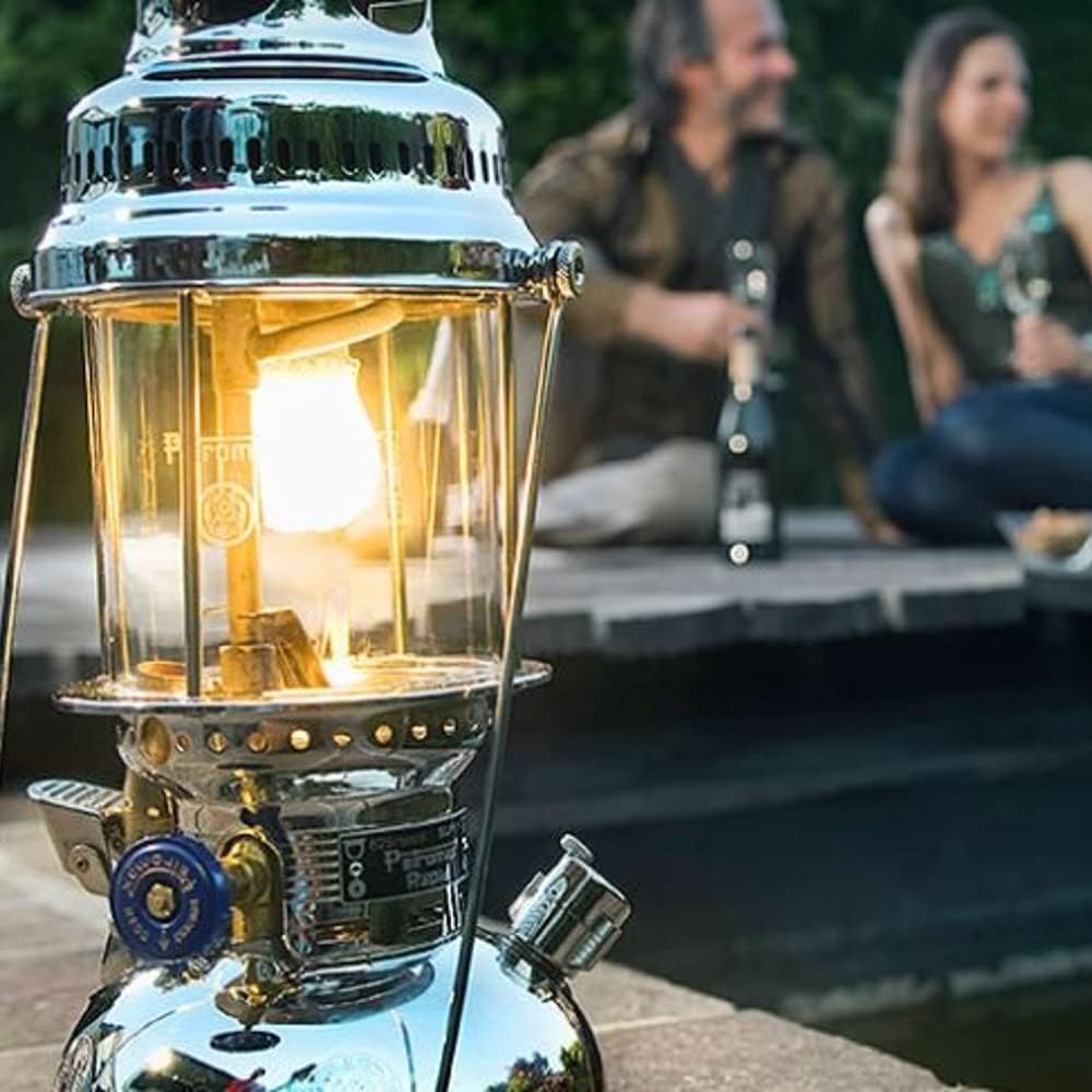 This steampunk-style kerosene lantern will level up next camping trip