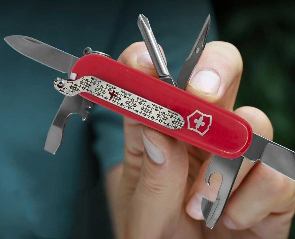 Improve your Swiss Army multi-tool with this easy to attach pocket clip